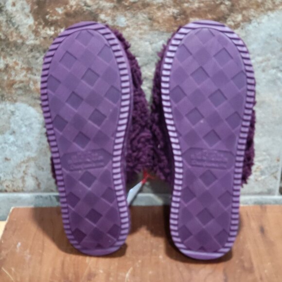 Dear Foams Slippers Gel Infused Memory Foam Womens M 7-8 Machine Washable - Picture 4 of 11